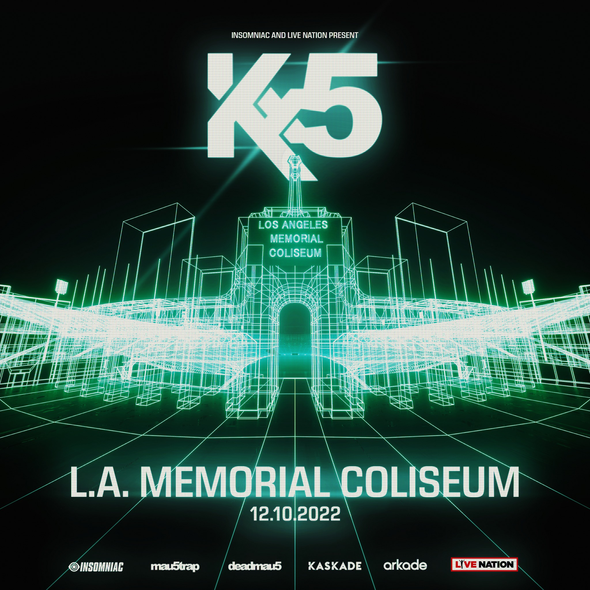 Kaskade and deadmau5 to Perform Los Angeles Memorial Coliseum EDMTunes