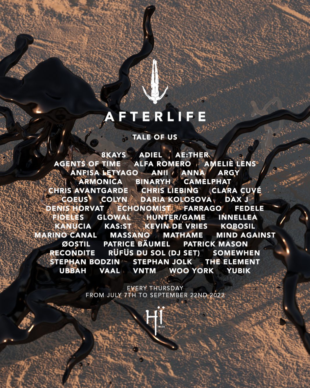 Afterlife Announces Lineup for Summer Residency EDMTunes