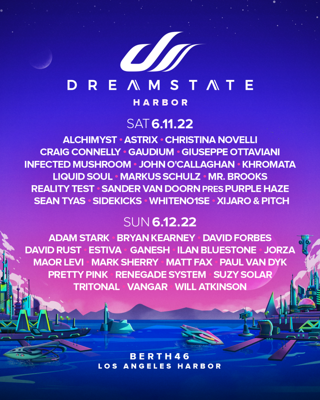 Top 5 MustSee Acts At Dreamstate Harbor EDMTunes