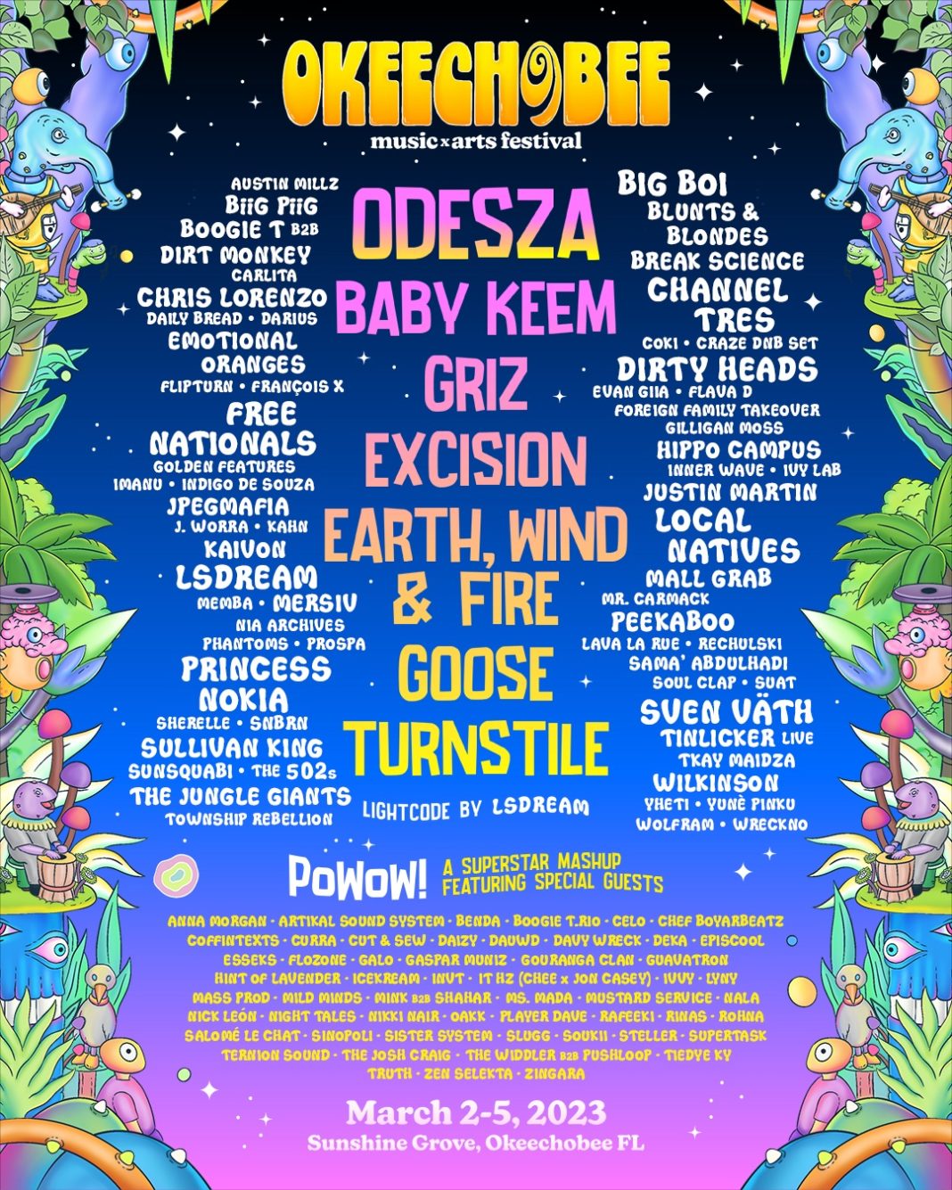 Okeechobee Music & Arts Festival Drops 2023 Lineup, Featuring Odesza