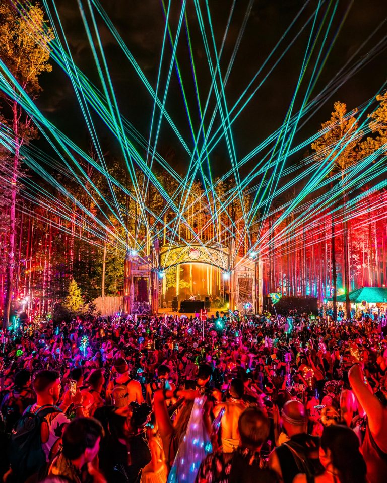 Electric Forest Temporarily Evacuates Under Dark Skies And Approaching Thunderstorms