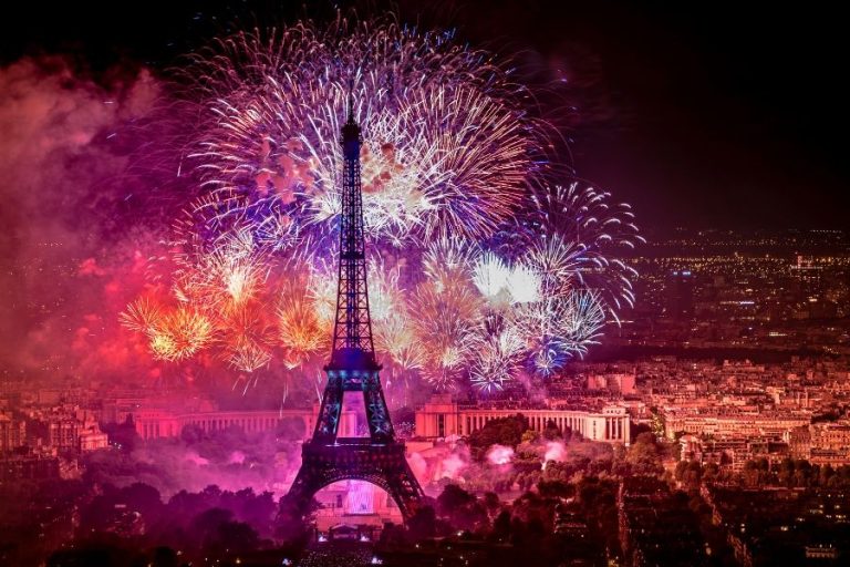 Madeon & Daft Punk Music Lights Up Eiffel Tower For Bastille Day