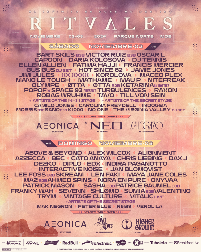 Ritvales Festival 2024 Lineup Poster